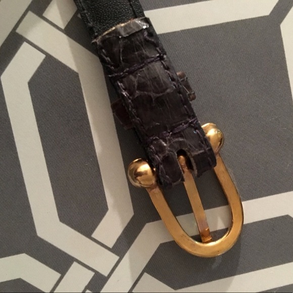 Harve Benard genuinely  snakeskin belt main image 6